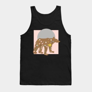 Meadow Brown Bear Tank Top